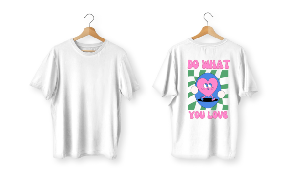 Do what you love remera blanca