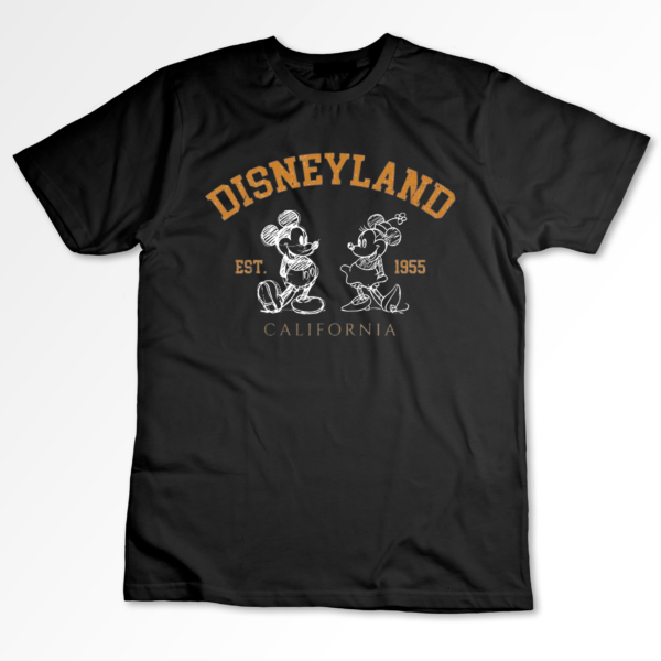 Remera negra Disneyland