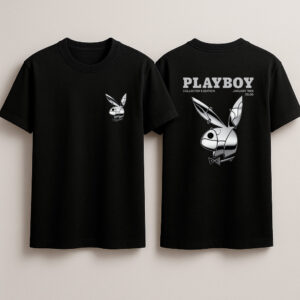 Remera negra Playboy Metal