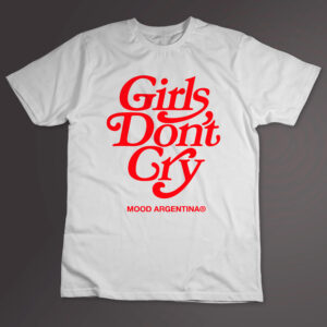 Remera blanca GIRLS DON'T CRY