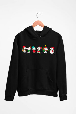 Buzo negro Snoopys Navidad