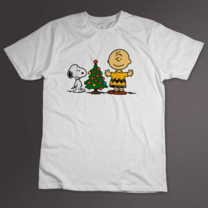Remera blanca Snoopy & charlie brown