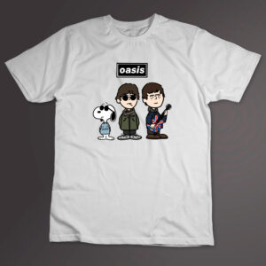 Remera blanca Oasis Snoopy