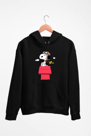 Buzo negro Snoopy Aviador