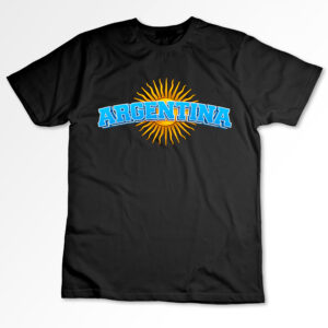 Remera negra ARGENTINA