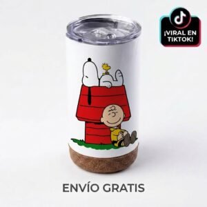 Vaso térmico base corcho Snoopy home
